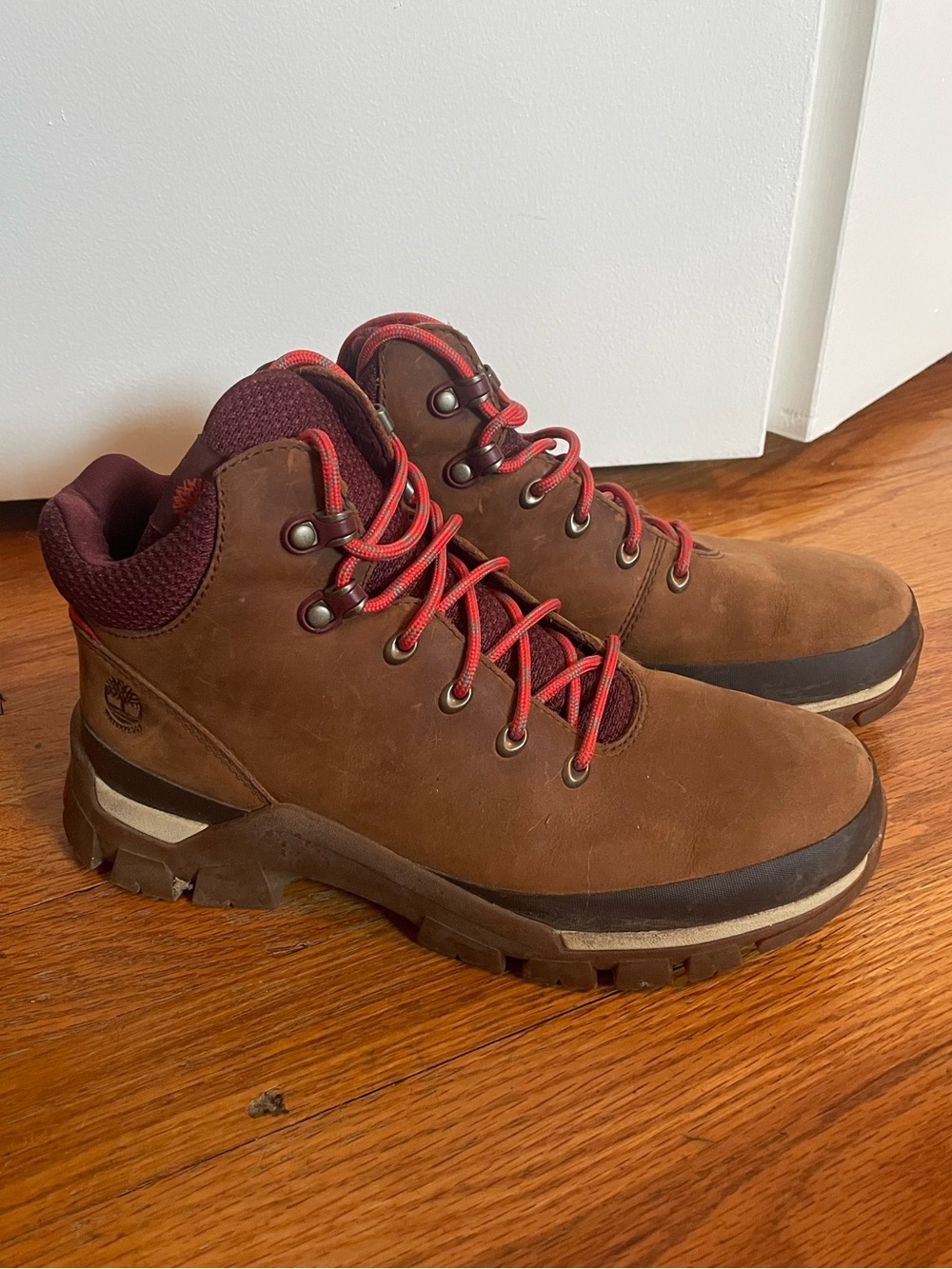Timberland Brown Leather Hiking Boots